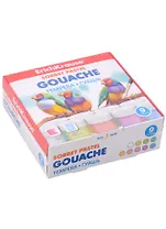 Краски гуашевые 09цв 20мл "Pastel" к/к, ERICH KRAUSE