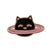 Значок «Котопланета», металл, Pin Joy - 1