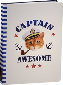 Блокнот «Captain Awesome. Кот»,