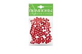 Набор для творчества HOBBY TIME, Помпоны пушистые Красные, 8мм, 120шт
