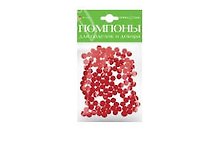 Набор для творчества HOBBY TIME, Помпоны пушистые Красные, 8мм, 120шт