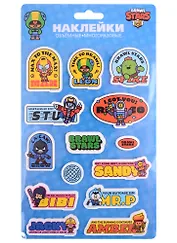 Объемные наклейки Brawl Stars, в ассортименте