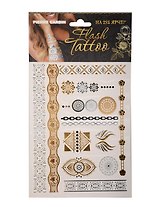 Набор тату наклеек Flash Tatoo Pierre Cardin, 14.5*19.7см в блистере 953013