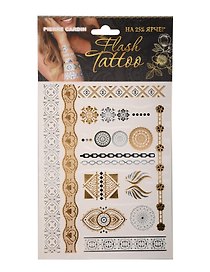 Набор тату наклеек Flash Tatoo Pierre Cardin, 14.5*19.7см в блистере 953013