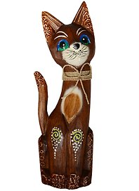 Сувенир дерево Кошка Тиги (30 см) (1221794)