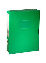 Короб архивный 55мм "OMEGA" на липучке, пластиковый, зеленый, Panta Plast
