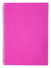 Тетрадь в клетку Hatber, Diamond Neon, А4, 80 листов, розовая