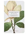 Планер недат. 32л 130*210 "Flora", магнолия, мягк.переплет, микротекстурирование, ламинация, скрепка, тиснение черной фольгой