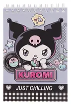 Блокнот А6 60 листов, клетка, "Куроми-2" гребень