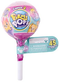 Набор Moose с героем "Pikmi Pops S2":игрушка, сообщение-сюрприз, шнур, руководство и подставка, в дисплее, 7,55*7*17,5см 75158