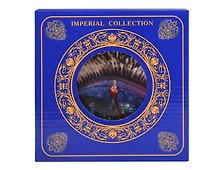 Тарелка декоративная Олимпийский салют (фарфор) (15см) (Адлер) (15-6-165K1)