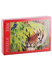 Пазл 1000 эл. Затаившийся тигр КБ1000-6932
