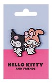 Значок «Angel and Devil», металл, Sanrio - 0
