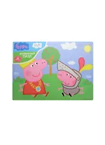РОСМЭН Peppa Игровой набор Пазл 39*29 "Пеппа и Джордж" дерев. 25126