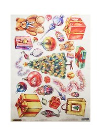 Рисовая бумага для декупажа Craft Premier, 28,2х38,4см, 25г/м, Ёлка
