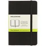 Записная книжка Moleskine Classic Pocket, нелинованная, чёрная, 96 листов, А6