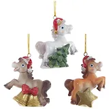 Фигурка декоративная подвесная Лошадка, 3 варианта (6х3х6) (821419)