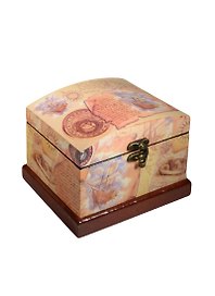 Шкатулка с замком МДФ Путешествие (16*12*12) (40151)