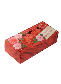 Мыльные лепестки в картонной коробке Самой прекрасной (10 шт) (574167)