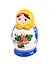 Матрешка 3 предм. "Узор", арт. С-4 (227) - 0