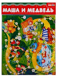 Настольная игра-ходилка «Маша и медведь», Дрофа-Медиа