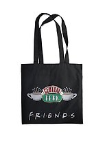 Сумка-шоппер. Friends. Central perk (черная, 38х43 см, длина ручек 58 см)