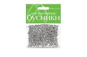 Набор для творчества, HOBBY TIME, Бусины круглые Серебряные Ø 3мм