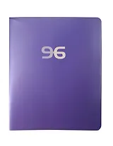 Тетрадь 96л кл. "Классическая серия. Аметист" мел.картон, метал.пантон