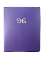 Тетрадь 96л кл. "Классическая серия. Аметист" мел.картон, метал.пантон