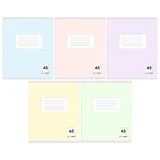 Тетрадь в линейку Listoff, "Классическая серия", 48 листов, в ассортименте