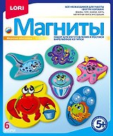 Набор для творчества LORI Фигурки на магнитах "Морские обитатели" М-065