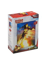 Пазлы 54 Мини MARVEL Железный человек 3 (71122) (16,5х23см) (3+) (коробка) (в блоке 40шт)