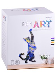 DIY средний-набор с эпоксидной смолой. Resin Art. Лунный Кот