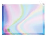 Папка на молнии А4 "Градиент" с расширением, пластик