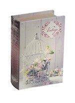 Шкатулка-книга сейф МДФ Винтажная клетка (39513) (17х11х5)
