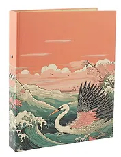 Папка 2кольца А4 "Журавль", лам.картон