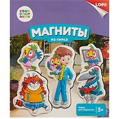 Набор для творчества LORI Магниты из гипса Союзмультфильм Попугай Кеша - 1