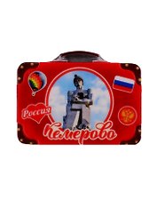 Магнит в форме чемодана Кемерово.Память шахтёрам Кузбасса   3930275