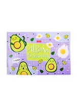 Альбом для рисования Hatber, "Веселые Авокадики ", А4, 16 листов, в ассортименте