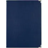 Папка адресная кожзам, синяя
