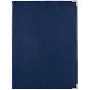 Папка адресная кожзам, синяя