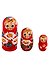 Матрешка 3 в 1 большая (Цветы, Эскиз 02, Ромашки) (М03130302) - 1