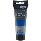 Краска акриловая художественная "Студия" 75мл, синяя , Гамма