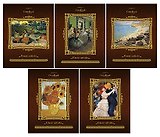 Тетрадь 48л кл. "Великие художники" тисн.фольга, выб.лак, ассорти, Hatber