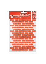 Трафарет пластик многоразовый Кирпичная кладка (АН3816800) (Ф-001) (15х20см)