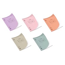 Тетрадь 18л лин. "Soft Cover. Muted" пласт.обл., ассорти