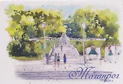 Магнит картон Депальдовская лестница (Таганрог) (МК/262/003)