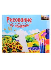 Набор для раскрашивания по номерам ТМ Рыжий Кот Холст 40х50см Башни Сингапура Х-9198