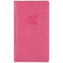 Алфавитная книга Lezar А6+, 60 листов, розовая
