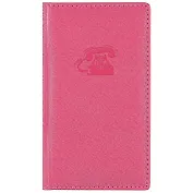 Алфавитная книга, розовая, 60 листов, А6+